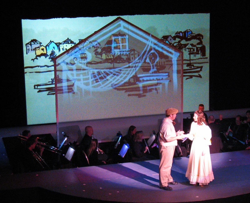 Rodgers and Hammerstein's Carousel set design Carousel set rental