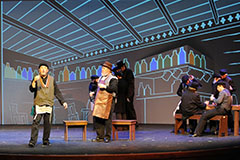 Fiddler On The Roof set design and projections rental