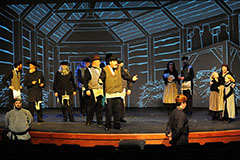 Fiddler On The Roof set design and projections rental