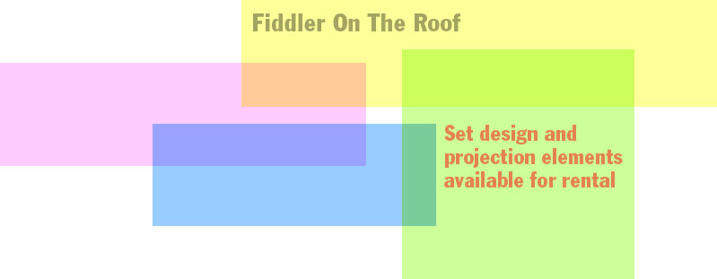 fiddler on the roof set design