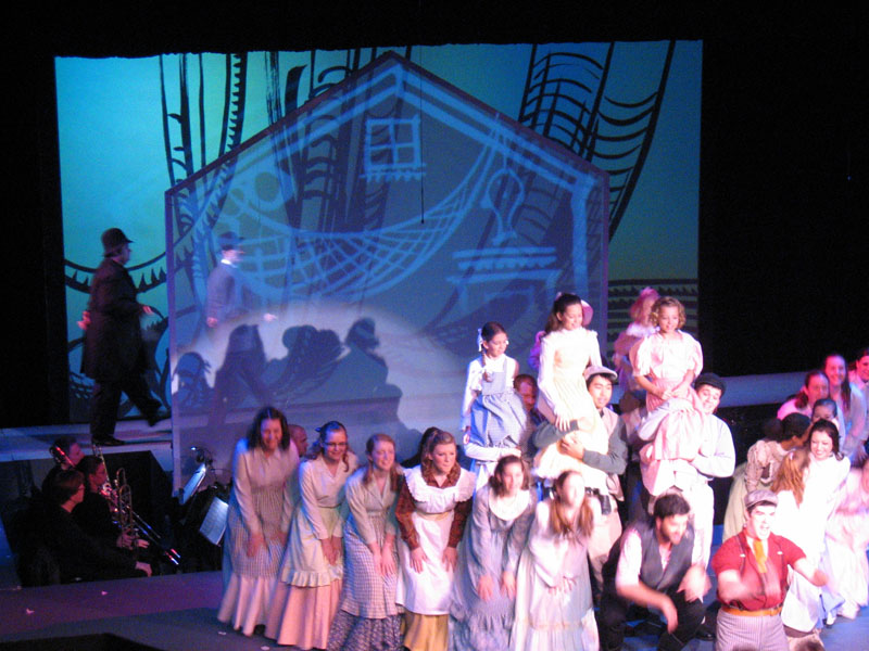 Rodgers and Hammerstein's Carousel set design Carousel set rental