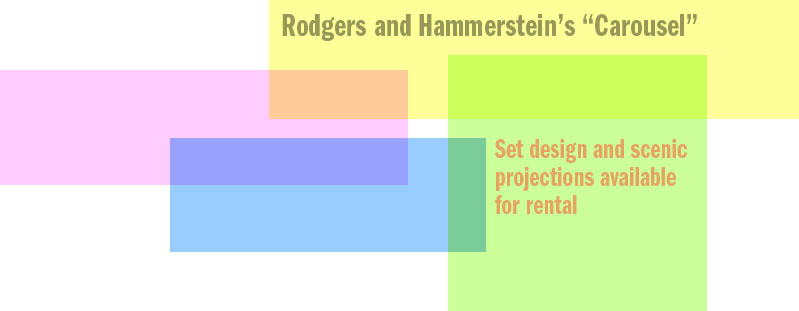 Rodgers and Hammerstein's Carousel set design Carousel set rental